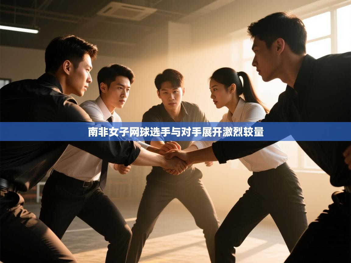 南非女子网球选手与对手展开激烈较量 第2张